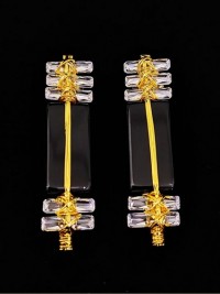 Shakil Ismail, Earrings, Stone - Zircon & Akik, Designer Jewelry, AC-SKL-222
